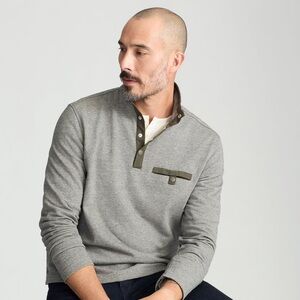 UNTUCKit Snap Fleece Pullover Size Large